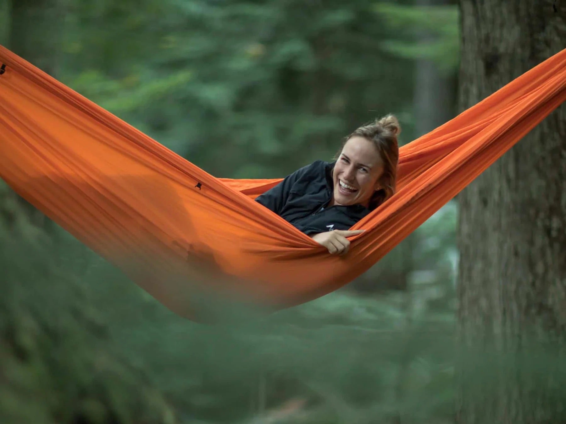 Sunset Parachute Travel Hammock with Straps