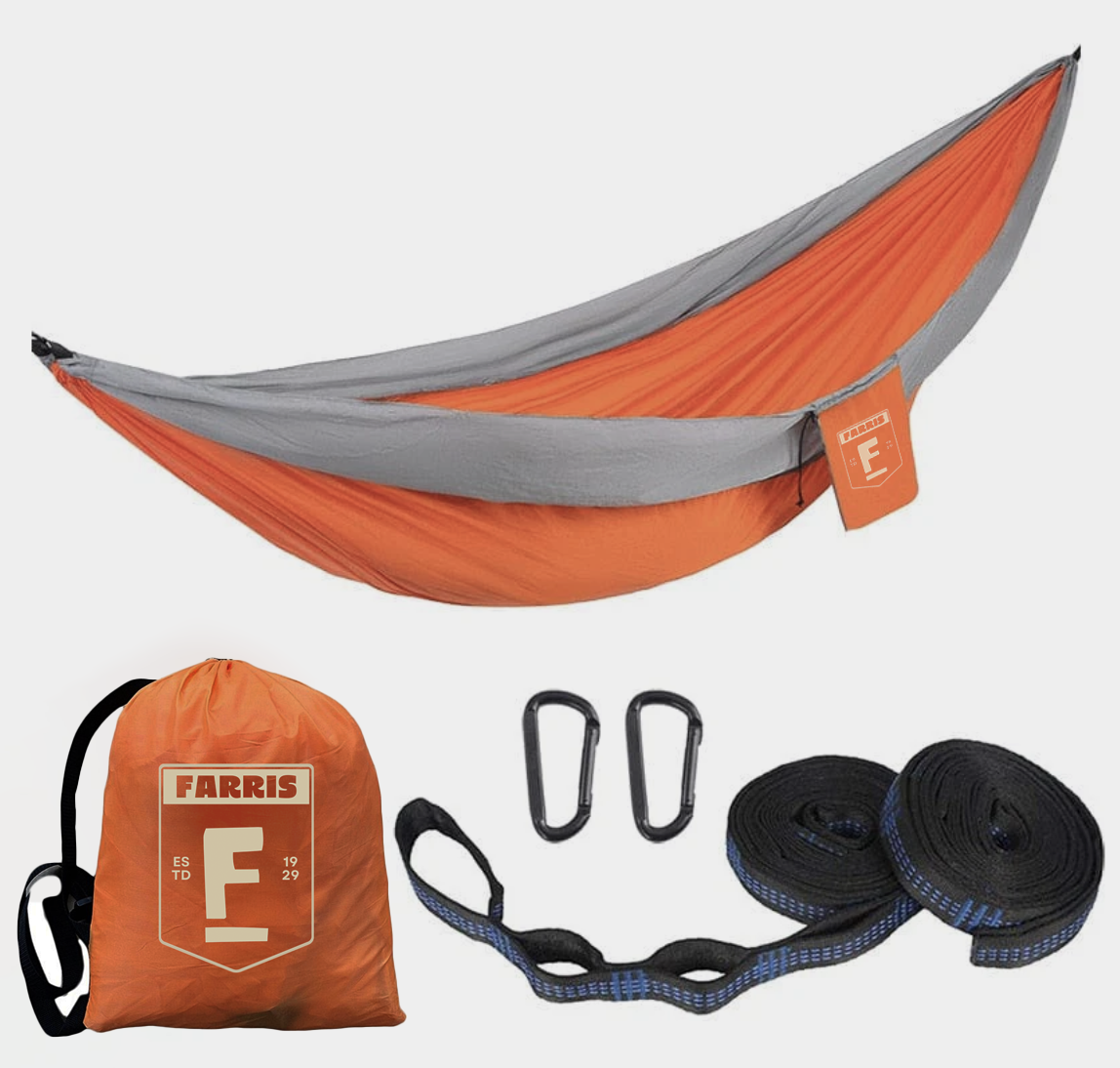 Sunset Parachute Travel Hammock with Straps